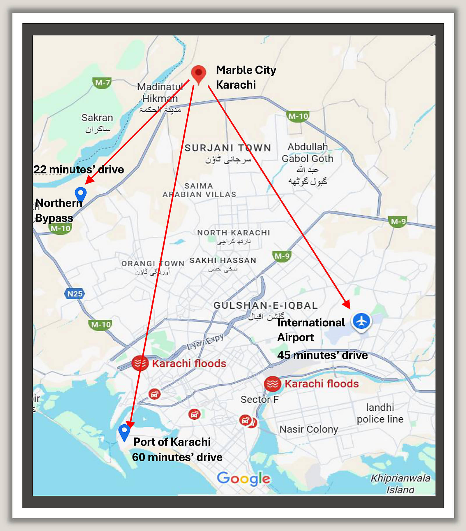 MCK Location Connectivity Map